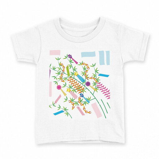 tシャツ キッズ 半袖 白地 デザイン 110 サイズ Tシャツ ティーシャツ T shirt 013867 七夕 短冊 tシャツ キッズ 半袖 白地 デザイン 110 サイズ Tシャツ ティーシャツ T shirt 013867 七夕 短冊