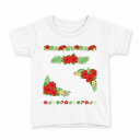 tシャツ キッズ 半袖 白地 デザイン 130 サイズ Tシャツ ティーシャツ T shirt 013901 ハイビスカス 花(4)