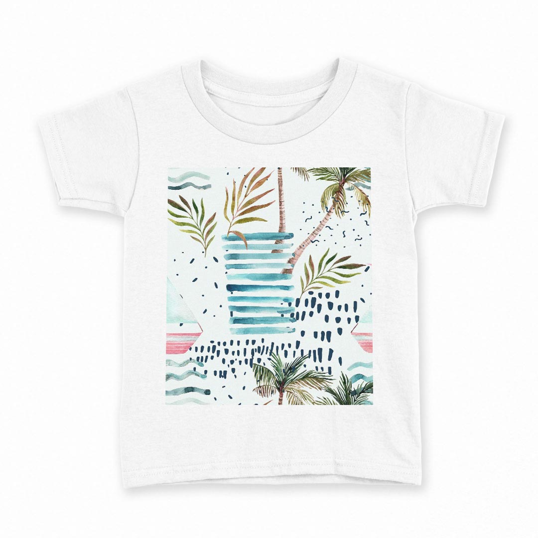 tシャツ キッズ 半袖 白地 デザイン 160 サイズ Tシャツ ティーシャツ T shirt 014037 ヨット　海　リ..