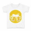 tシャツ キッズ 半袖 白地 デザイン 100 サイズ Tシャツ ティーシャツ T shirt 014114 ビール お酒(4)