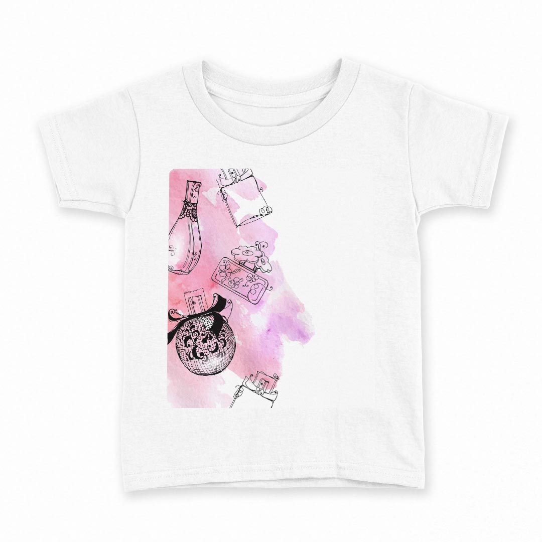 tシャツ キッズ 半袖 白地 デザイン 140 サイズ Tシャツ ティーシャツ T shirt 014239 ファッション おしゃれ 香水