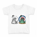 tシャツ キッズ 半袖 白地 デザイン 150 サイズ Tシャツ ティーシャツ T shirt 014254 アメリカ 自由の女神 外国(4)