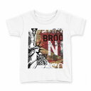 tシャツ キッズ 半袖 白地 デザイン 150 サイズ Tシャツ ティーシャツ T shirt 014335 ニューヨーク 外国