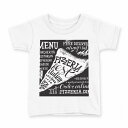 tシャツ キッズ 半袖 白地 デザイン 140 サイズ Tシャツ ティーシャツ T shirt 014484 カフェ ピザ メニュー(4)