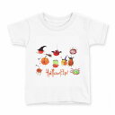 tシャツ キッズ 半袖 白地 デザイン 130 サイズ Tシャツ ティーシャツ T shirt 014767 ハロウィン かぼちゃ halloween(4)