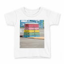 tシャツ キッズ 半袖 白地 デザイン 100 サイズ Tシャツ ティーシャツ T shirt 014828 運動 跳び箱 体操(4)