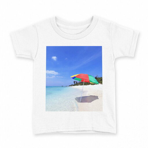 tシャツ キッズ 半袖 白地 デザイン 110 サイズ Tシャツ ティーシャツ T shirt 014900 夏 海 海岸 砂浜 tシャツ キッズ 半袖 白地 デザイン 110 サイズ Tシャツ ティーシャツ T shirt 014900 夏 海 海岸 砂浜
