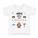 tシャツ キッズ 半袖 白地 デザイン 90 Tシャツ ティーシャツ T shirt 015286 こどもの日 鯉のぼり 兜 熊