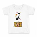 tシャツ キッズ 半袖 白地 デザイン 100 サイズ Tシャツ ティーシャツ T shirt 015288 こどもの日 鯉のぼり 兜 熊