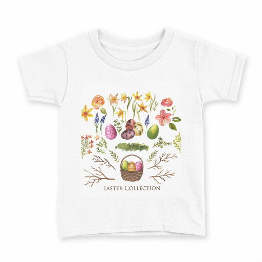 tシャツ キッズ 半袖 白地 デザイン 120 サイズ Tシャツ ティーシャツ T shirt 015322 イースター たまご とり ケーキ パステル tシャツ キッズ 半袖 白地 デザイン 120 サイズ Tシャツ ティーシャツ T shirt 015322 イースター たまご とり ケーキ パステル