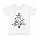 tシャツ キッズ 半袖 白地 デザイン 120 サイズ Tシャツ ティーシャツ T shirt 015351 星 クリスマス ツリー 英字(4)