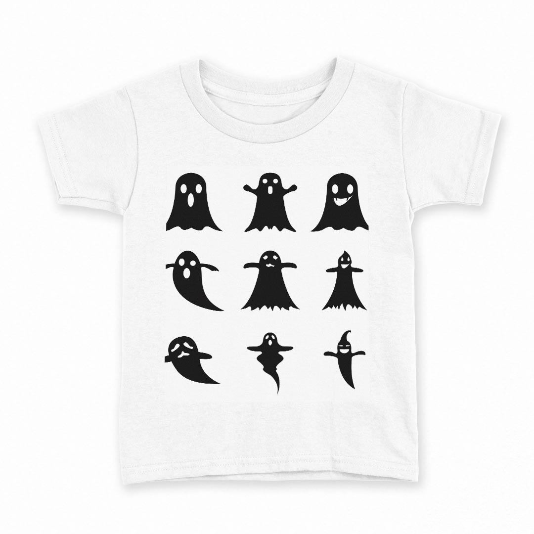 tシャツ キッズ 半袖 白地 デザイン 100 サイズ Tシャツ ティーシャツ T shirt 015413 ハロウィン　お..