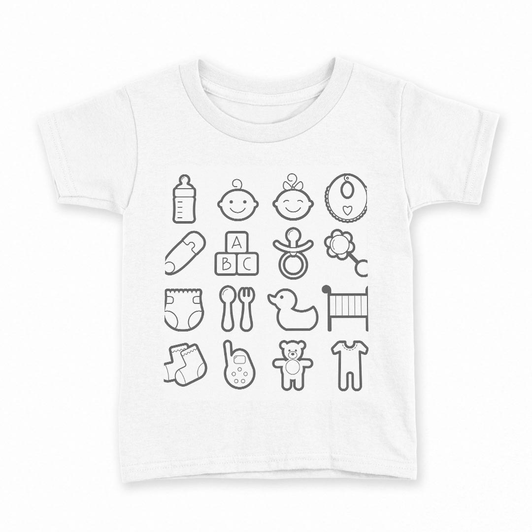 tシャツ キッズ 半袖 白地 灰色 ホワイト グレー デザイン 90 Tシャツ ティーシャツ T shirt上記で使用したデザインTシャツはこちら同じデザインの各サイズはこちらから▼　▼　▼　▼　▼ ▼キッズ用Tシャツ　グレー・ホワイト全デザインはこちらから▼ ▼キッズ用Tシャツ　ブラック全デザインはこちらから▼