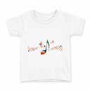 tシャツ キッズ 半袖 白地 デザイン 90 Tシャツ ティーシャツ T shirt 015812 音楽 蝶 カラフル(4)
