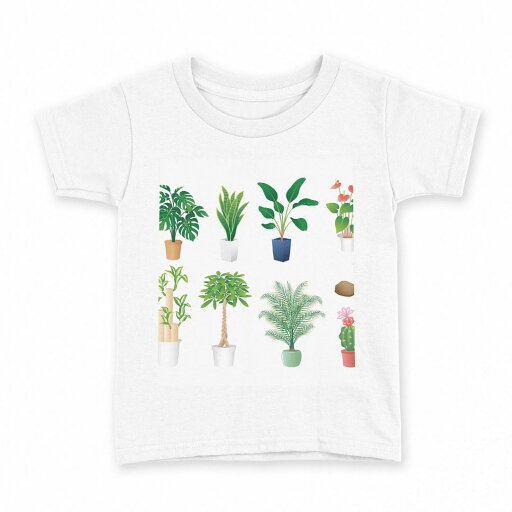 tシャツ キッズ 半袖 白地 デザイン 90 Tシャツ ティーシャツ T shirt 015924 観葉植物 植木鉢 tシャツ キッズ 半袖 白地 デザイン 90 Tシャツ ティーシャツ T shirt 015924 観葉植物 植木鉢