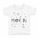 tシャツ キッズ 半袖 白地 デザイン 140 サイズ Tシャツ ティーシャツ T shirt 016056 月 宇宙 ロケット(4)
