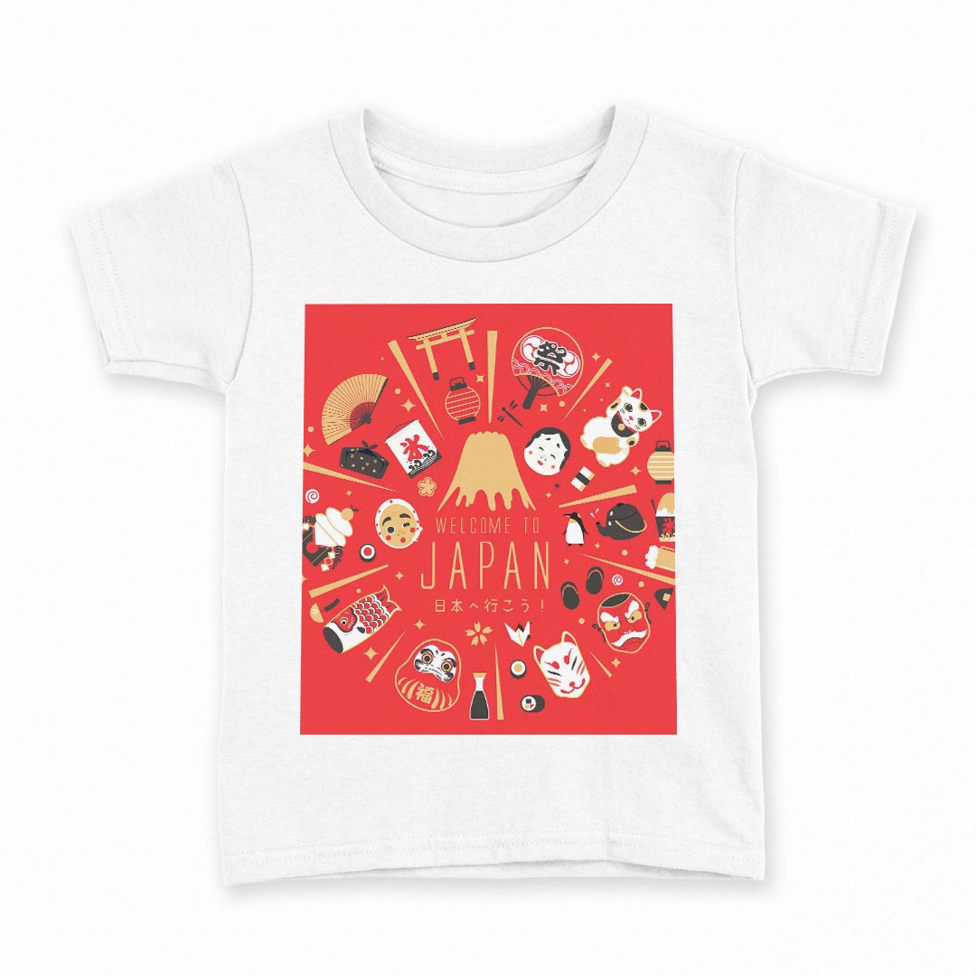 tシャツ キッズ 半袖 白地 デザイン 160 サイズ Tシャツ ティーシャツ T shirt 016082 JAPAN 日本 特色