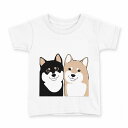 tシャツ キッズ 半袖 白地 デザイン 100 サイズ Tシャツ ティーシャツ T shirt 016088 犬 dog かわいい(4)