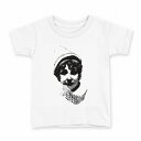 tシャツ キッズ 半袖 白地 デザイン 90 Tシャツ ティーシャツ T shirt 017476 女の人 お化け 霊 ホラー(4)