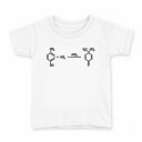 tシャツ キッズ 半袖 白地 デザイン 90 Tシャツ ティーシャツ T shirt 017708 Chemical 化学式(4)