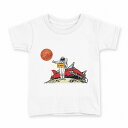 tシャツ キッズ 半袖 白地 デザイン 90 Tシャツ ティーシャツ T shirt 017775 宇宙 飛行士(4)