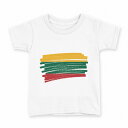 tシャツ キッズ 半袖 白地 デザイン 90 Tシャツ ティーシャツ T shirt 018493 lithuania リトアニア(4)