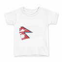 tシャツ キッズ 半袖 白地 デザイン 90 Tシャツ ティーシャツ T shirt 018518 nepal ネパール(4)
