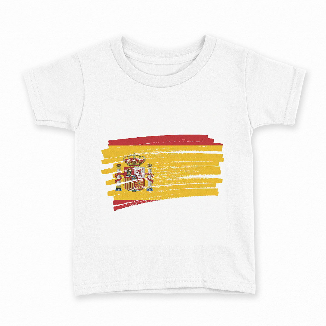tシャツ キッズ 半袖 白地 デザイン 160 サイズ Tシャツ ティーシャツ T shirt 018566 spain スペイン