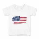 tシャツ キッズ 半袖 白地 デザイン 90 Tシャツ ティーシャツ T shirt 018593 united-states アメリカ(4)