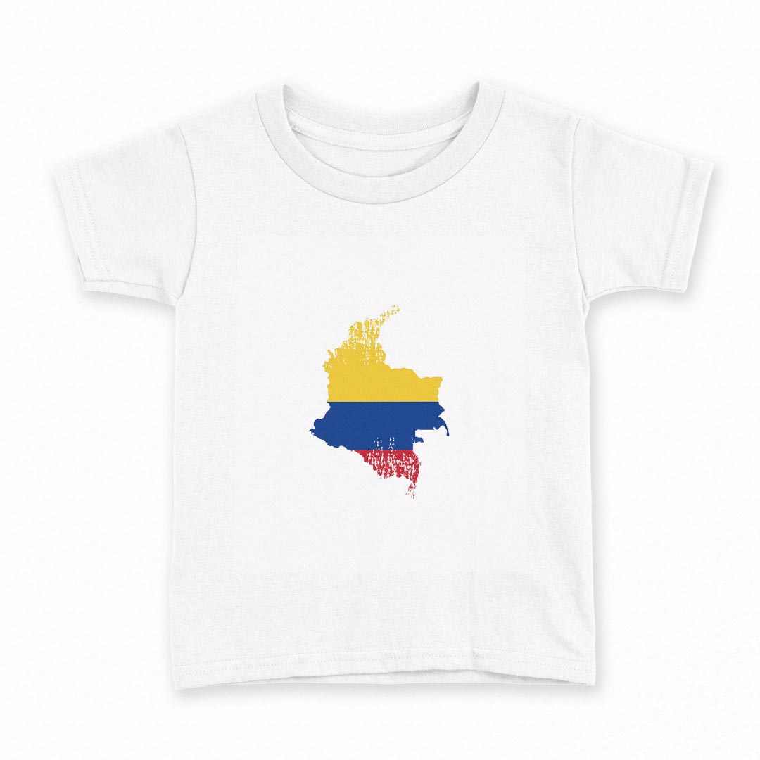 tシャツ キッズ 半袖 白地 デザイン 100 サイズ Tシャツ ティーシャツ T shirt 018799 colombia コロン..