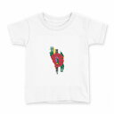 tシャツ キッズ 半袖 白地 デザイン 120 サイズ Tシャツ ティーシャツ T shirt 018815 dominica ドミニカ(4)