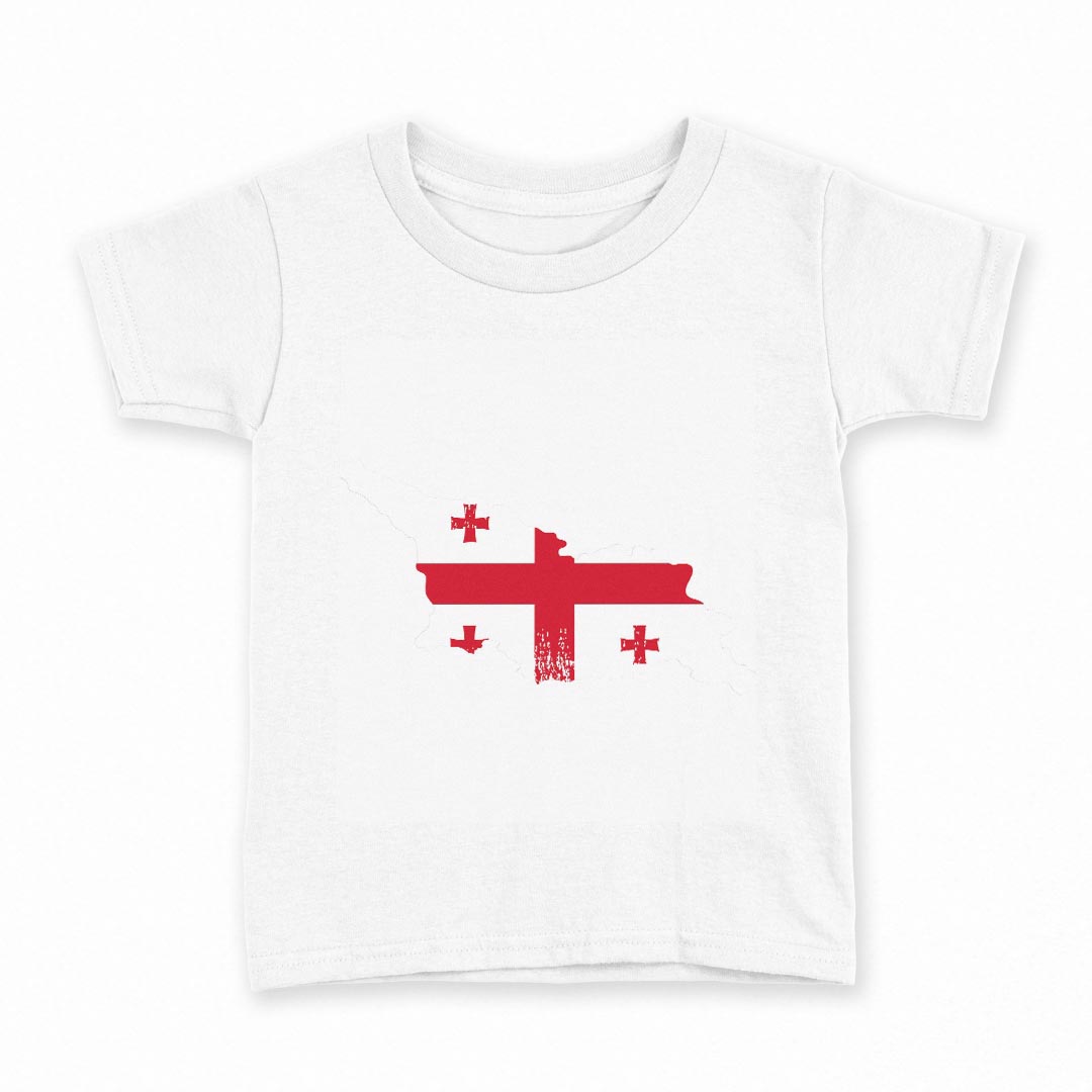 tシャツ キッズ 半袖 白地 デザイン 90 Tシャツ ティーシャツ T shirt 018832 georgia ジョージア