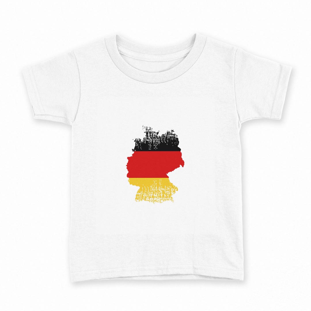 tシャツ キッズ 半袖 白地 デザイン 100 サイズ Tシャツ ティーシャツ T shirt 018833 germany ドイツ