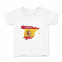 tシャツ キッズ 半袖 白地 デザイン 120 サイズ Tシャツ ティーシャツ T shirt 018953 spain スペイン