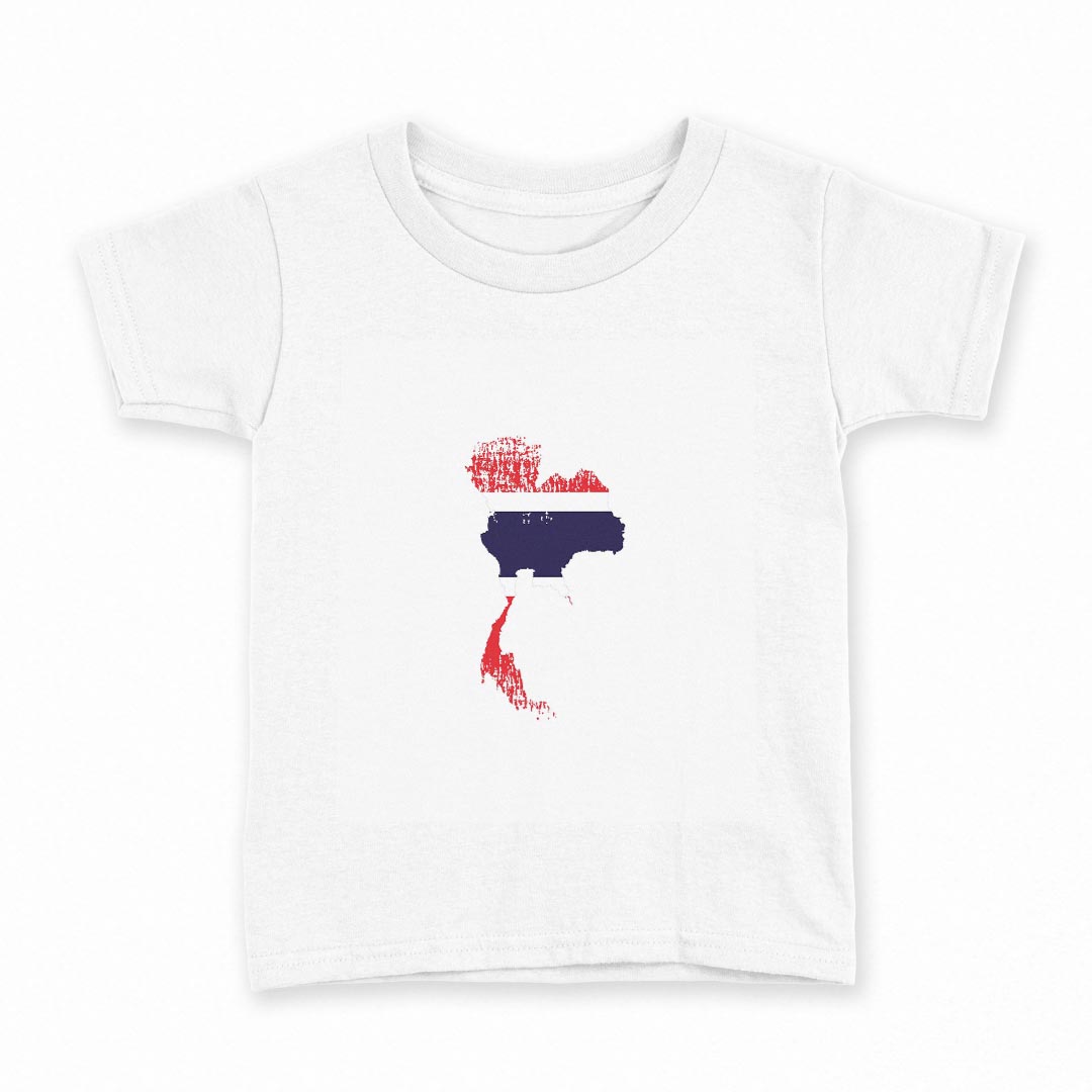 tシャツ キッズ 半袖 白地 デザイン 110 サイズ Tシャツ ティーシャツ T shirt 018965 thailand タイ