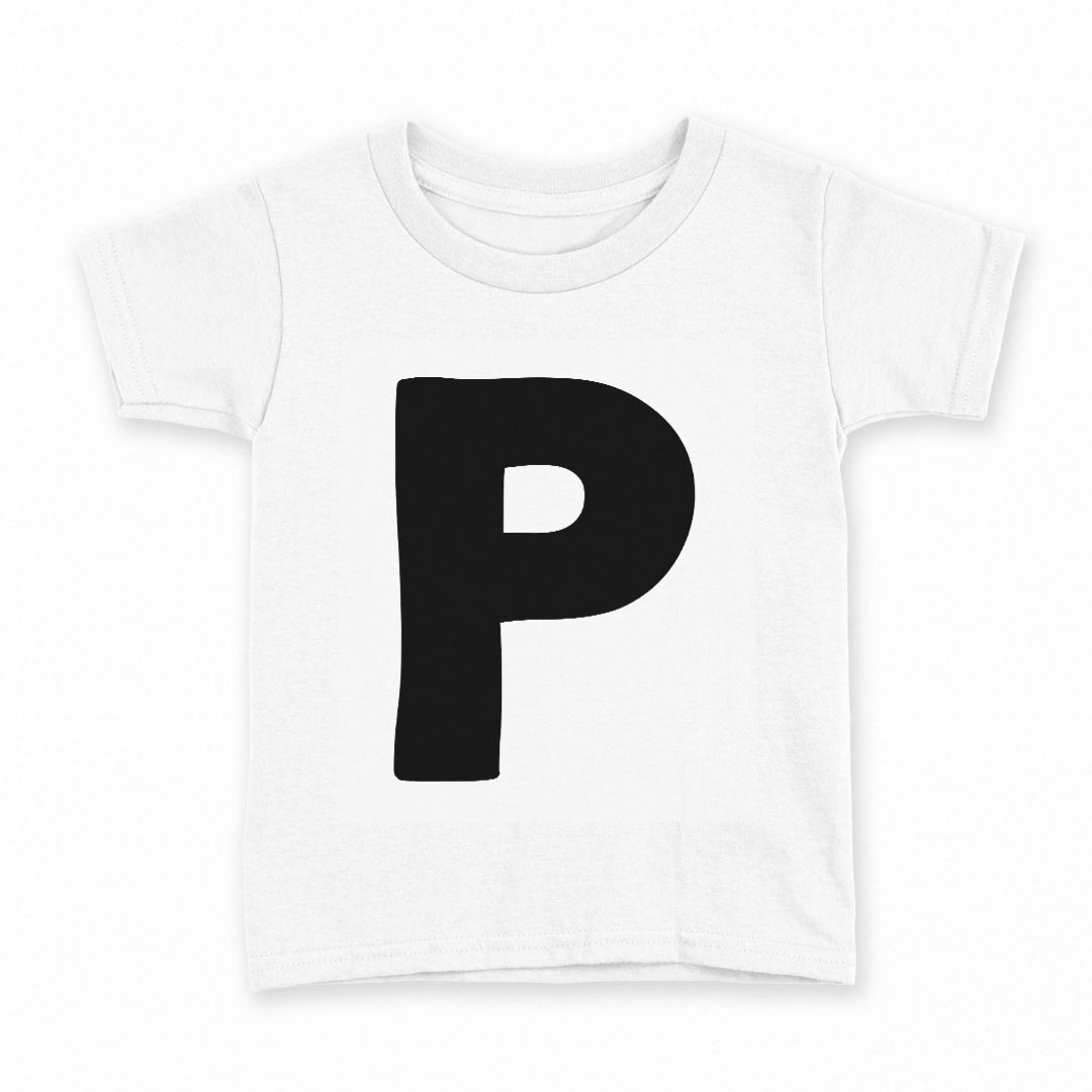 其它 - tシャツ キッズ 半袖 白地 デザイン 160 サイズ Tシャツ ティーシャツ T shirt 019196 文字 p アルファベット