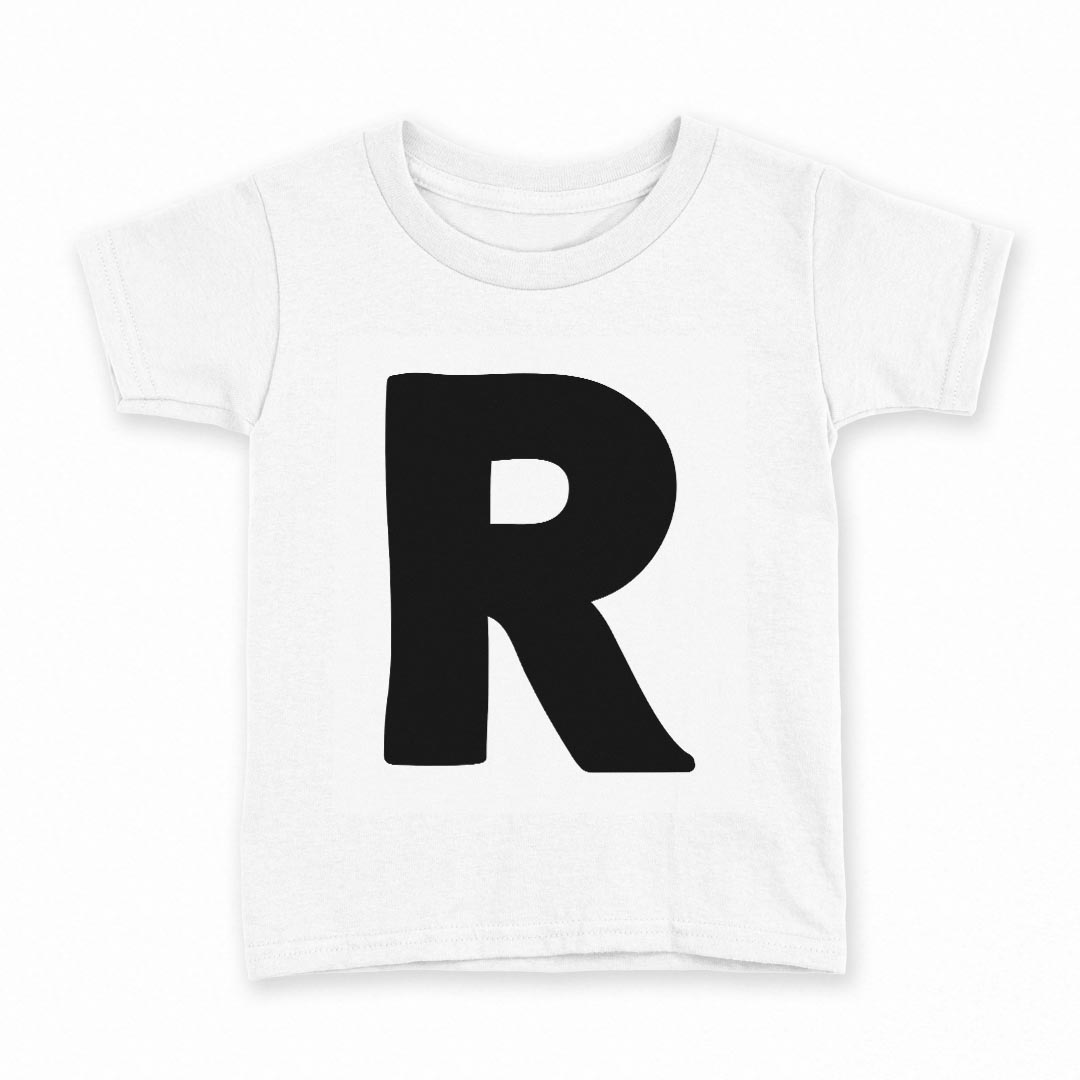 其它 - tシャツ キッズ 半袖 白地 デザイン 130 サイズ Tシャツ ティーシャツ T shirt 019198 文字 r アルファベット