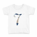 tシャツ キッズ 半袖 白地 デザイン 90 Tシャツ ティーシャツ T shirt 019613 文字 7(4)
