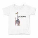 tシャツ キッズ 半袖 白地 デザイン 110 サイズ Tシャツ ティーシャツ T shirt 019824 恐竜 Quetzalcoaflus ケツァルコアトルス(4)