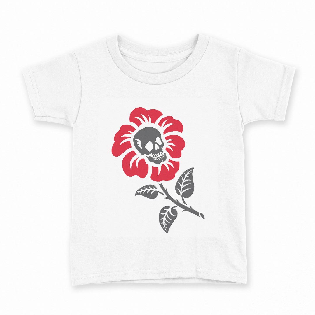 Other - tシャツ キッズ 半袖 白地 デザイン 100 サイズ Tシャツ ティーシャツ T shirt 019907 骸骨 ハート
