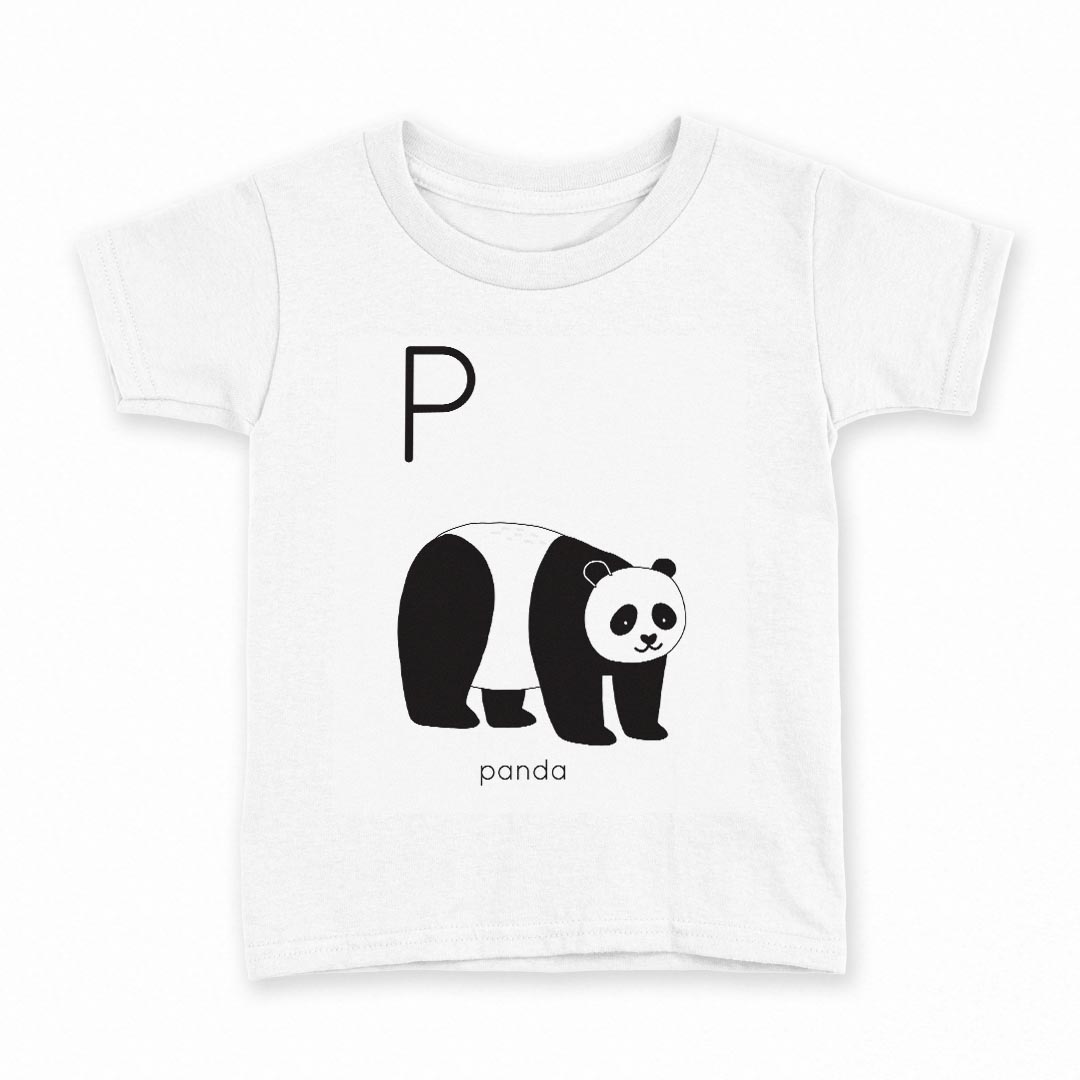 tシャツ キッズ 半袖 白地 デザイン 160 サイズ Tシャツ ティーシャツ T shirt 019948 P panda パンダ