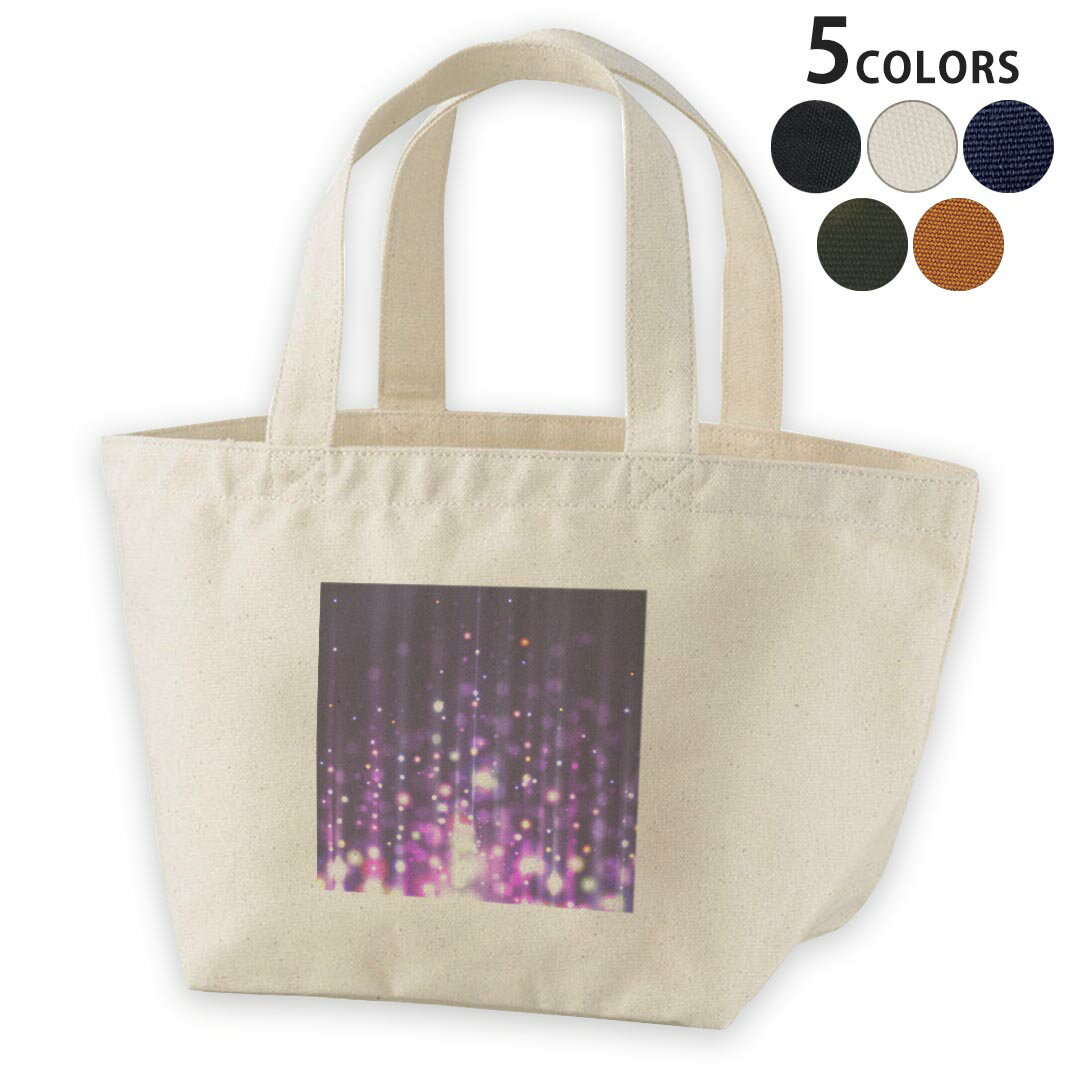 デザインランチバッグ キャンバス デイパック バッグ レディースバッグ トートバッグ ナチュラル 黒 black 002252 蛍光　ピンク