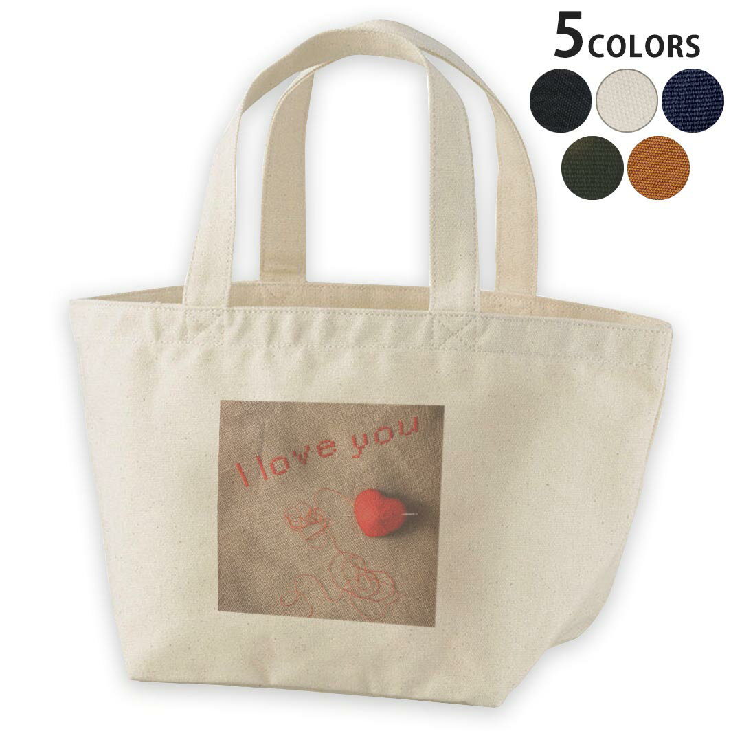 デザインランチバッグ キャンバス デイパック バッグ レディースバッグ トートバッグ ナチュラル 黒 black 004541 英語　文字　写真