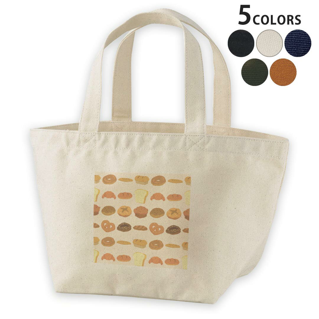 デザインランチバッグ キャンバス デイパック バッグ レディースバッグ トートバッグ ナチュラル 黒 bl..