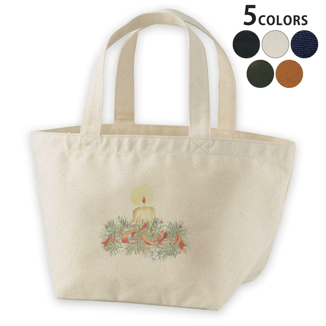 デザインランチバッグ キャンバス デイパック バッグ レディースバッグ トートバッグ ナチュラル 黒 bl..