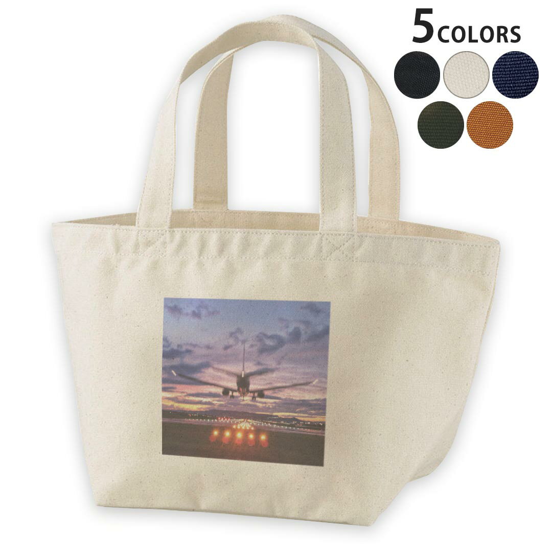 디자인 점심 가방 캔버스 데이 팩 가방 여성 가방 토트 백 자연 블랙 black 011229 비행기 놀이기구 야경