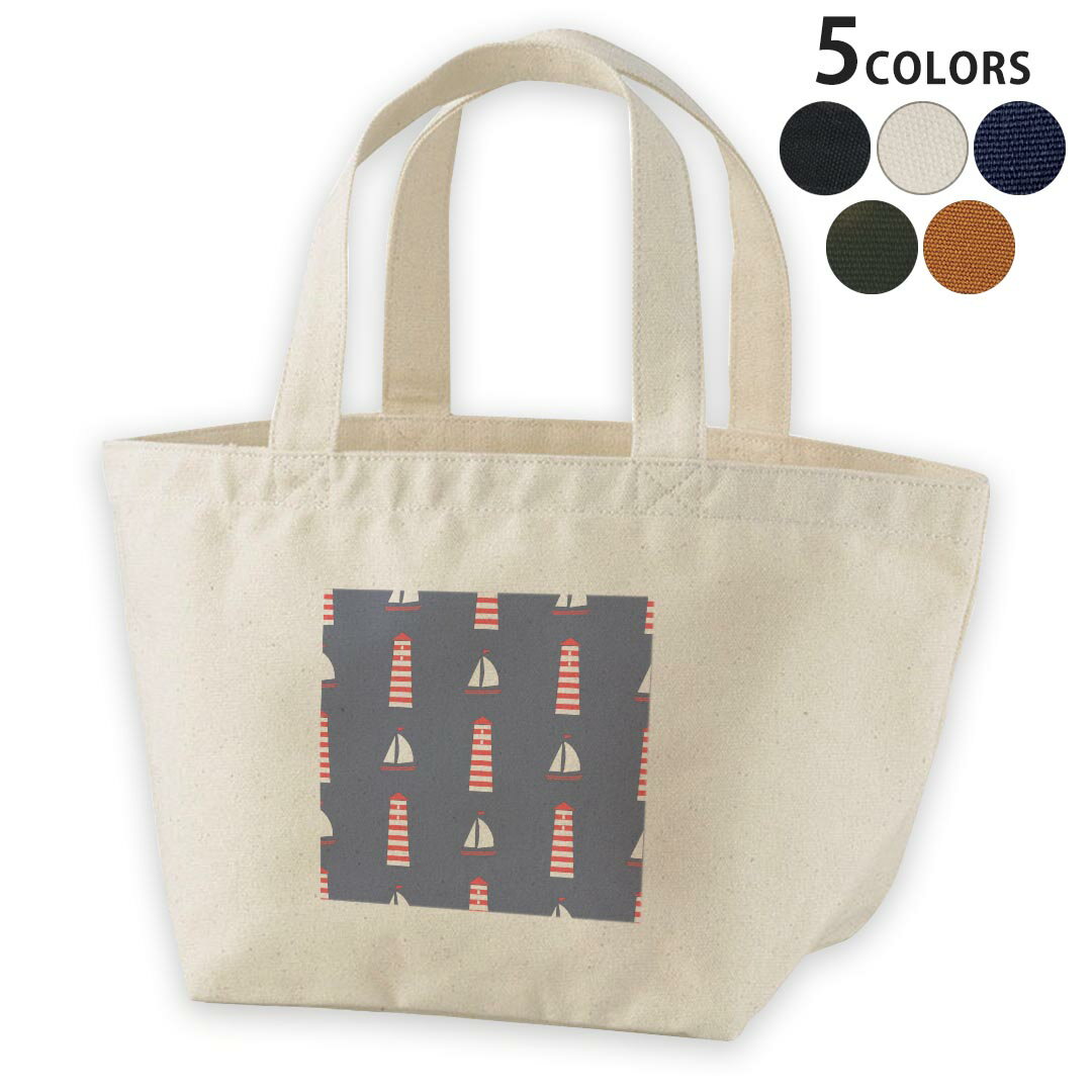 デザインランチバッグ キャンバス デイパック バッグ レディースバッグ トートバッグ ナチュラル 黒 bl..