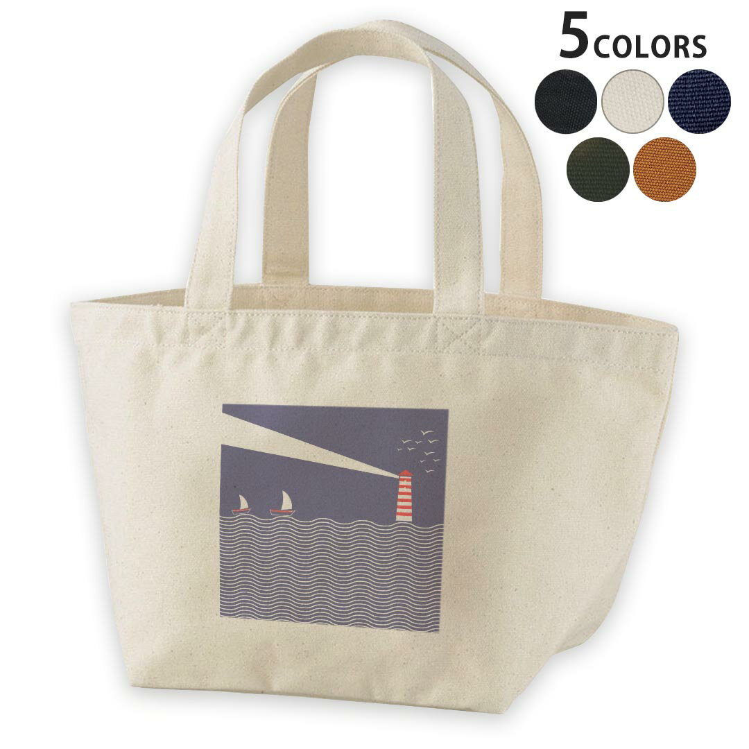 デザインランチバッグ キャンバス デイパック バッグ レディースバッグ トートバッグ ナチュラル 黒 bl..