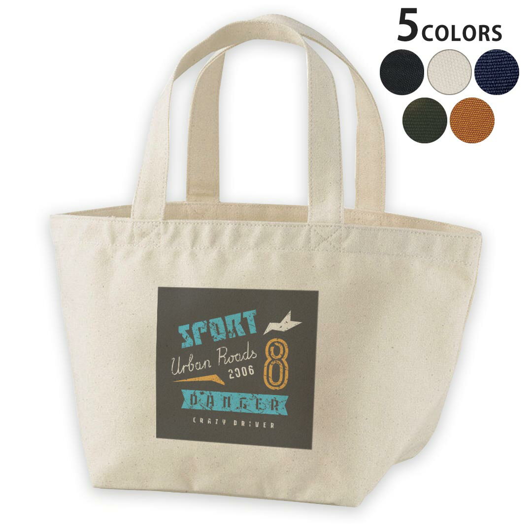 デザインランチバッグ キャンバス デイパック バッグ レディースバッグ トートバッグ ナチュラル 黒 bl..