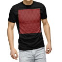tシャツ メンズ 半袖 ブラック デザイン XS S M L XL 2XL Tシャツ ティーシャツ T shirt 黒 000277 その他 チェック アーガイ...
